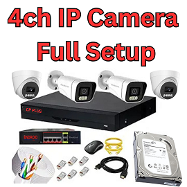 4ch IP Camera (5mp) Full Setup